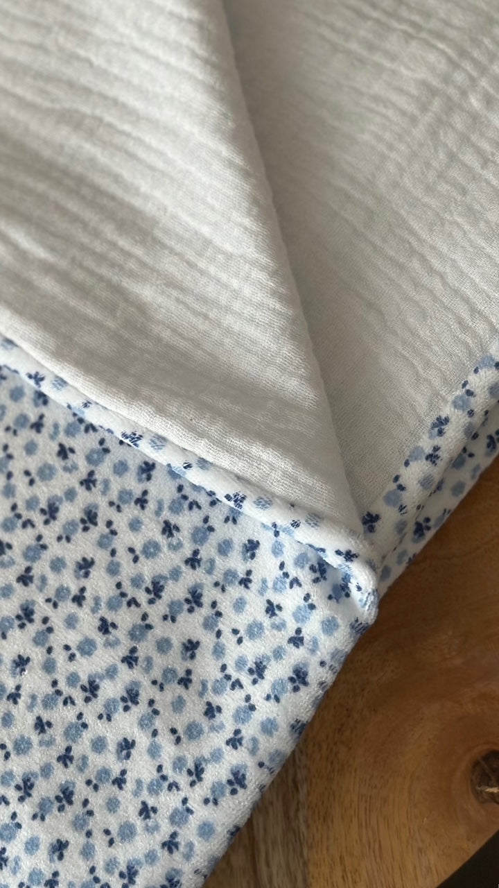 COUVERTURE D'ÉTÉ - BLEUET