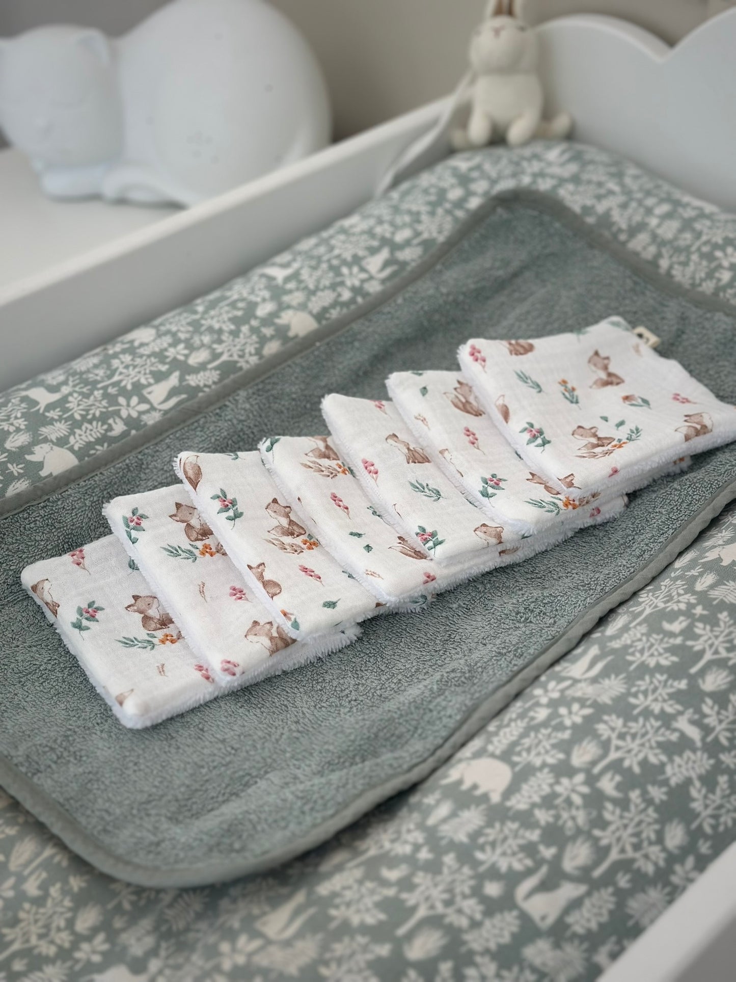 LINGETTES LAVABLES - PETIT RENARD