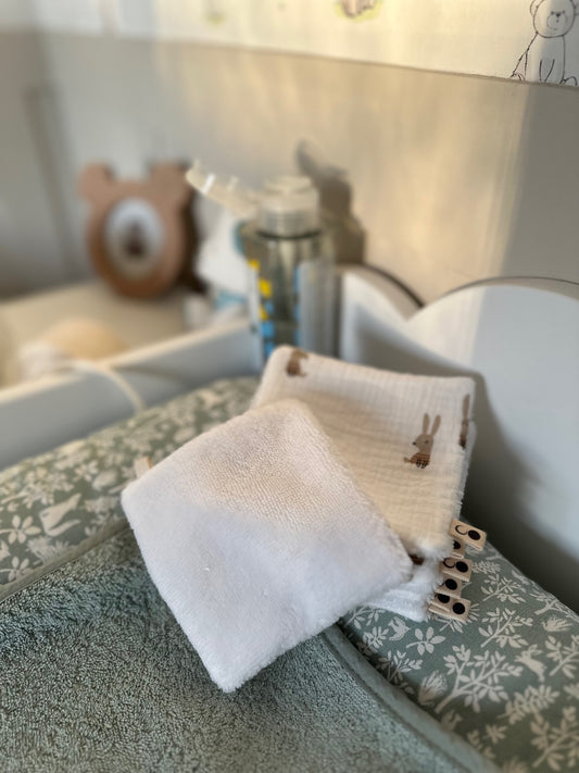 LINGETTES LAVABLES - MON P'TIT LAPIN