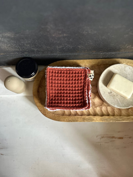 LINGETTES LAVABLES - TERRACOTTA