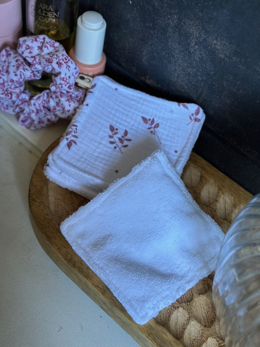 LINGETTES LAVABLES - FLEUR