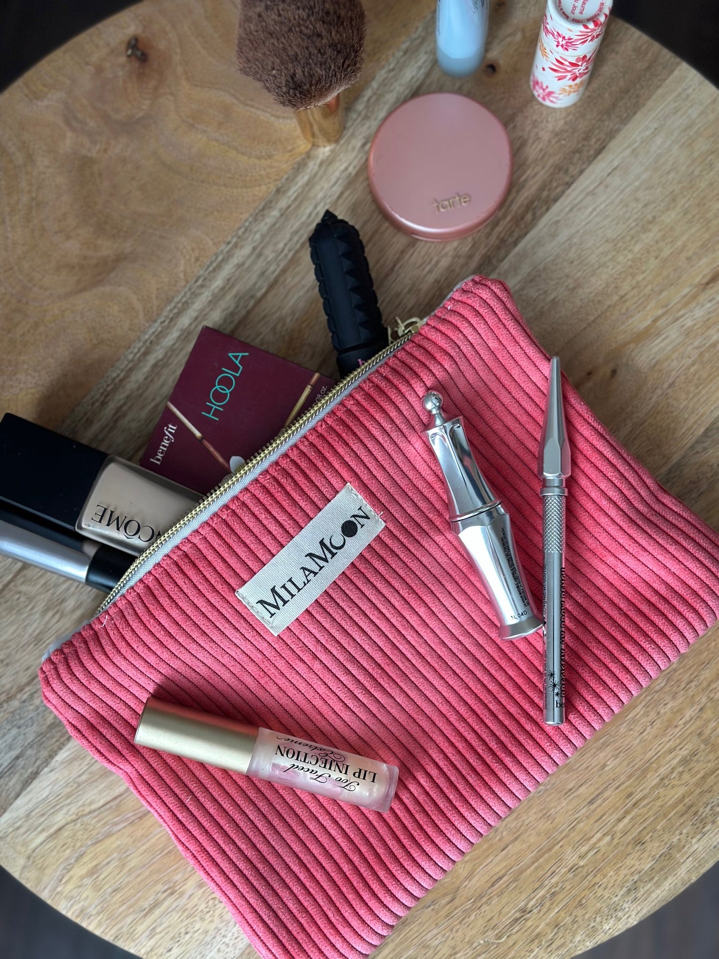 POCHETTE - VELOURS ROSE