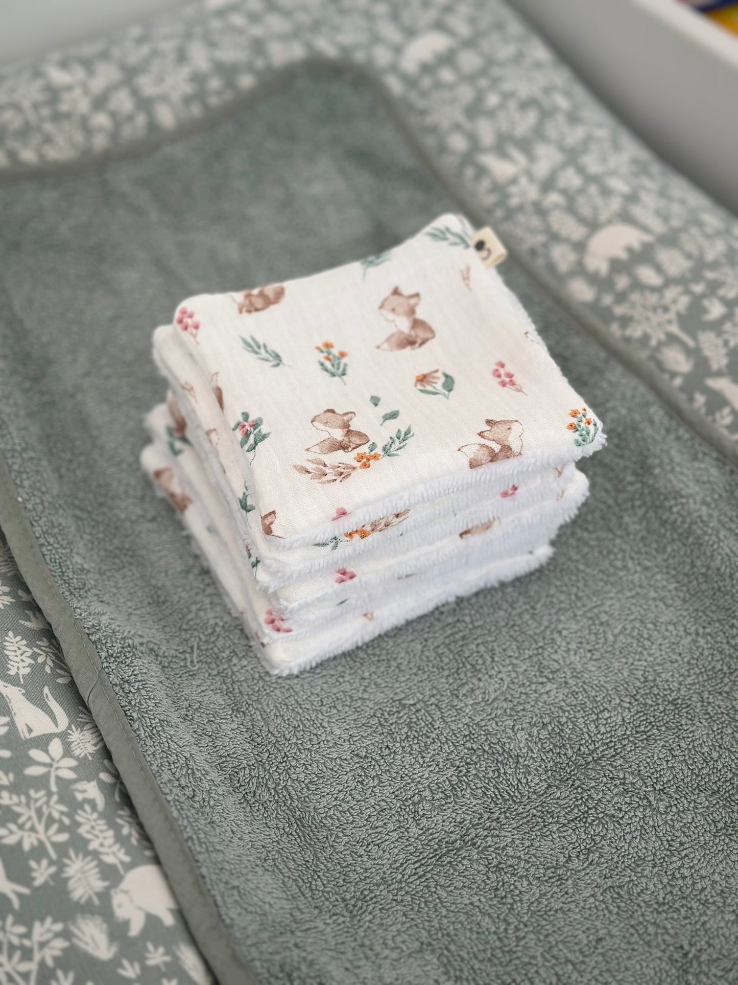 LINGETTES LAVABLES - PETIT RENARD