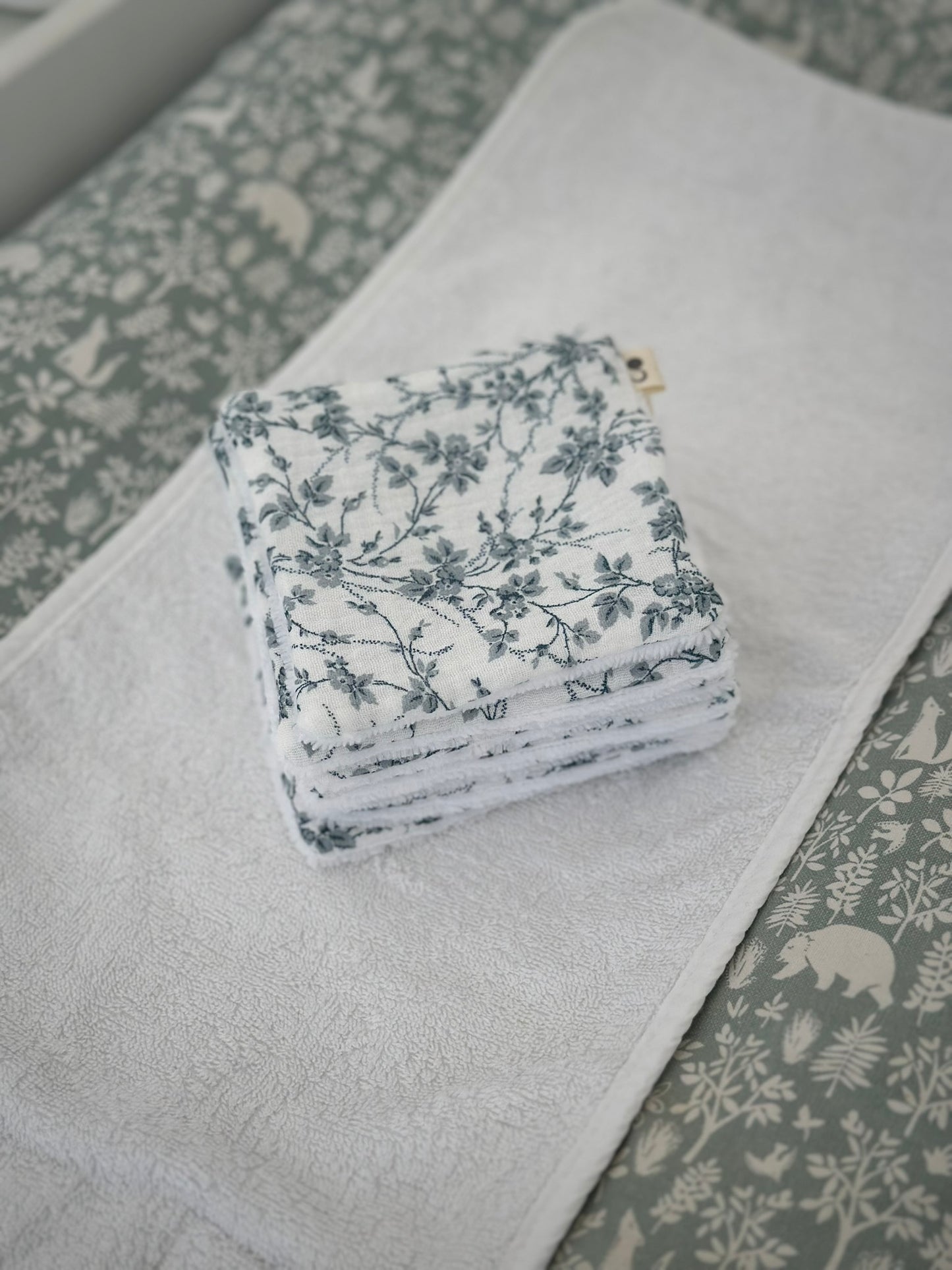 LINGETTES LAVABLES - CÉLESTE