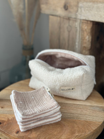 LINGETTES LAVABLES - FLEUR NATURE