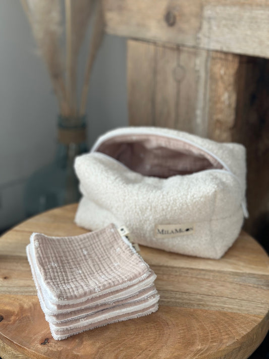 LINGETTES LAVABLES - FLEUR NATURE