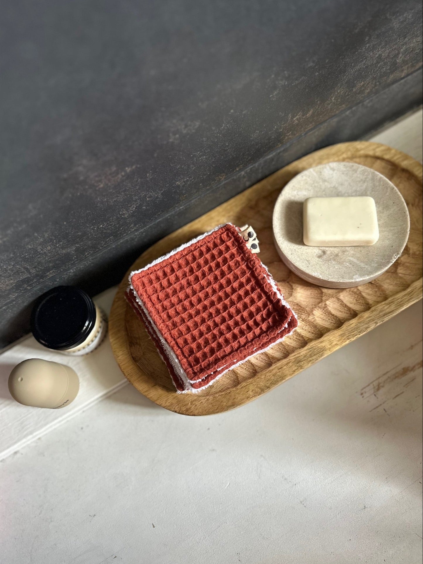 LINGETTES LAVABLES - TERRACOTTA