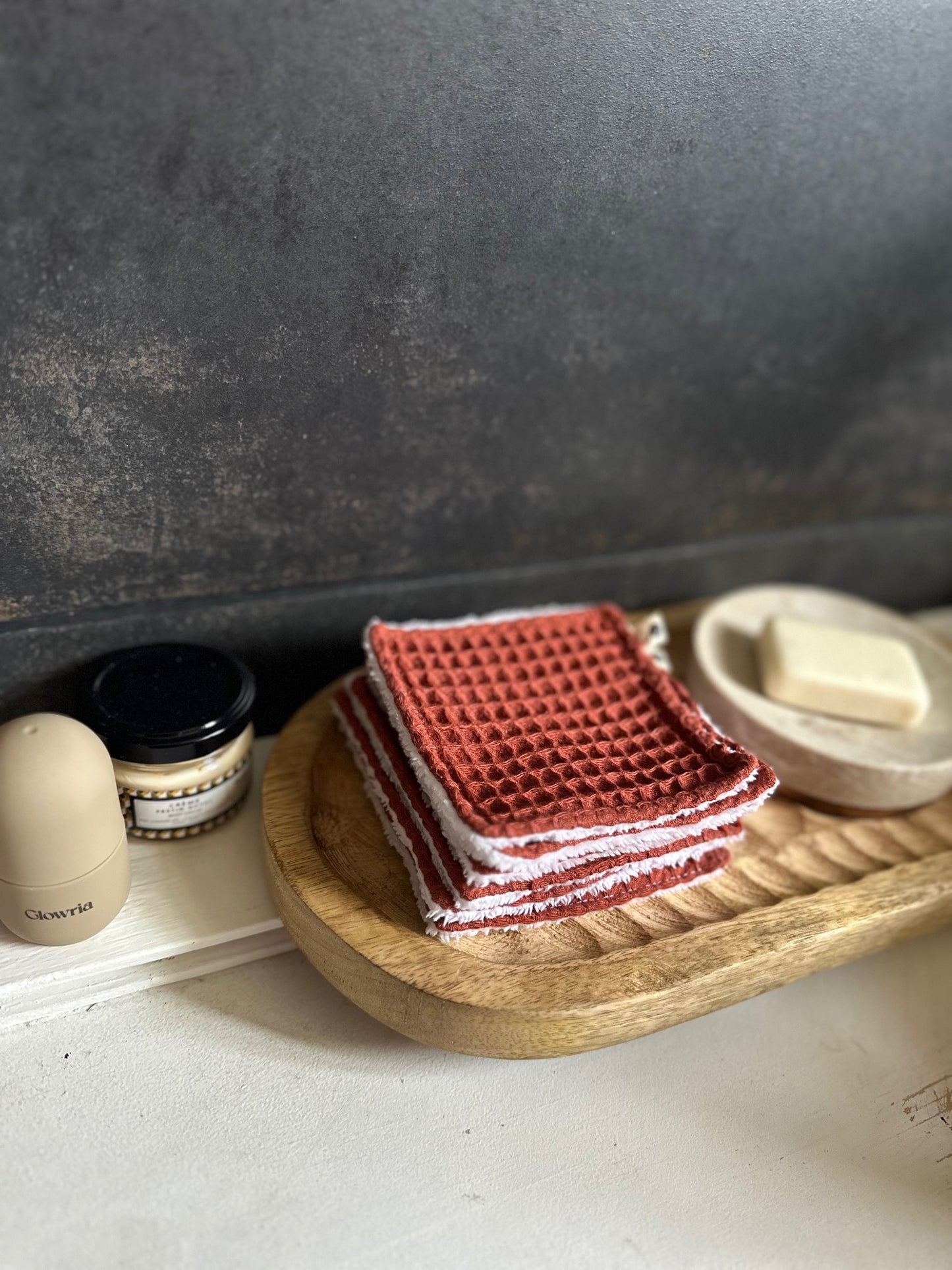 LINGETTES LAVABLES - TERRACOTTA