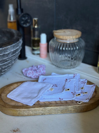 LINGETTES LAVABLES - FLEUR